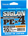 Sunline Siglon PEx4 Braided Fishing Line Package 10 lb 165 yds Orange