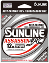 Sunline Assassin FC Fluorocarbon Fishing Line 12 lb 225 yds Package