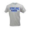 Sunline Pro Staff design on a grey cotton short sleeve T-Shirt