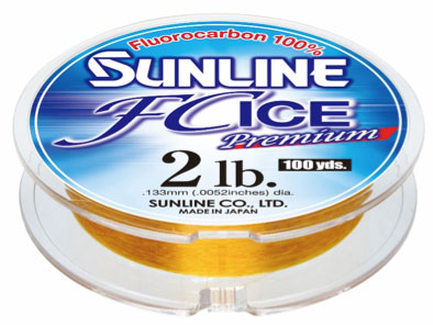 Sunline FC Premium Ice Fluorocarbon Line 1 lb.; Gold