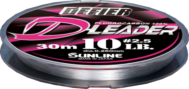 Bass Leader Fluorocarbone Sunline Troutist Visible Leader HG - 34 M - 12 Lb (0.285 Mm)