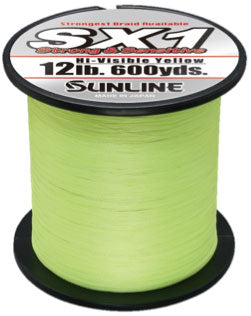 Sunline Green 125 yd 60 lb Braided Fishing Line Frogging and